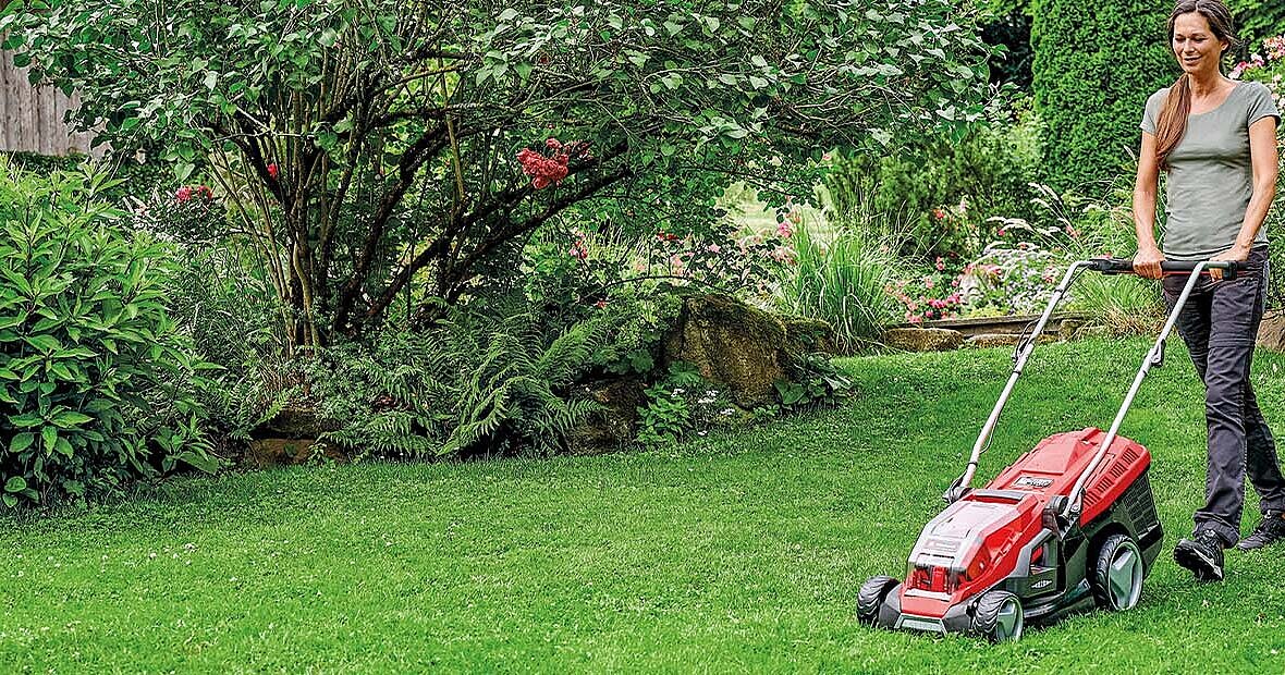 Einhell top lawn mower