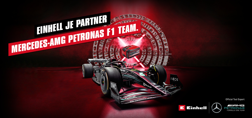 einhell is partner mercedes amg petronas f1 team